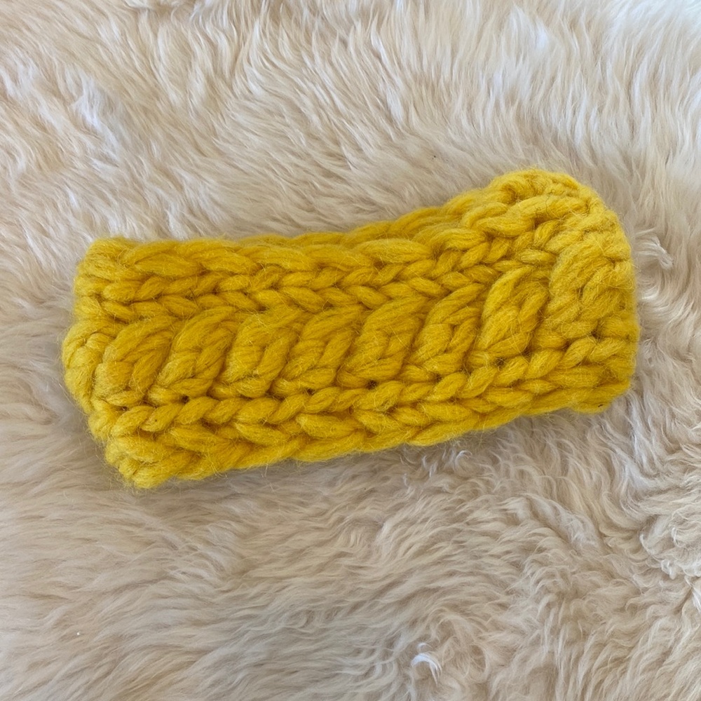 Icelandic Chunky Knit Wool Headband Handmade NWOT